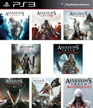 Portada o Cover de Juego Digital ps3 Assassins Creed 8 x 1 pack