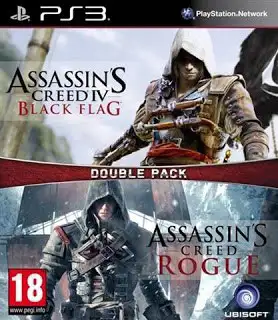 Portada o Cover de Juego Digital ps3 Assassins Creed Black FLack + Rouge