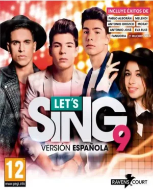 Portada o Cover de Juego Digital Let's Sing 9 Versión España