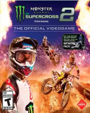 Portada o Cover de Juego Digital MONSTER ENERGY SUPERCROSS 2