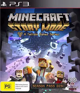 Portada o Cover de Juego Digital ps3 Minecraft Story Mode