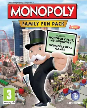 Portada o Cover de Juego Digital Monopoly Family Fun Pack